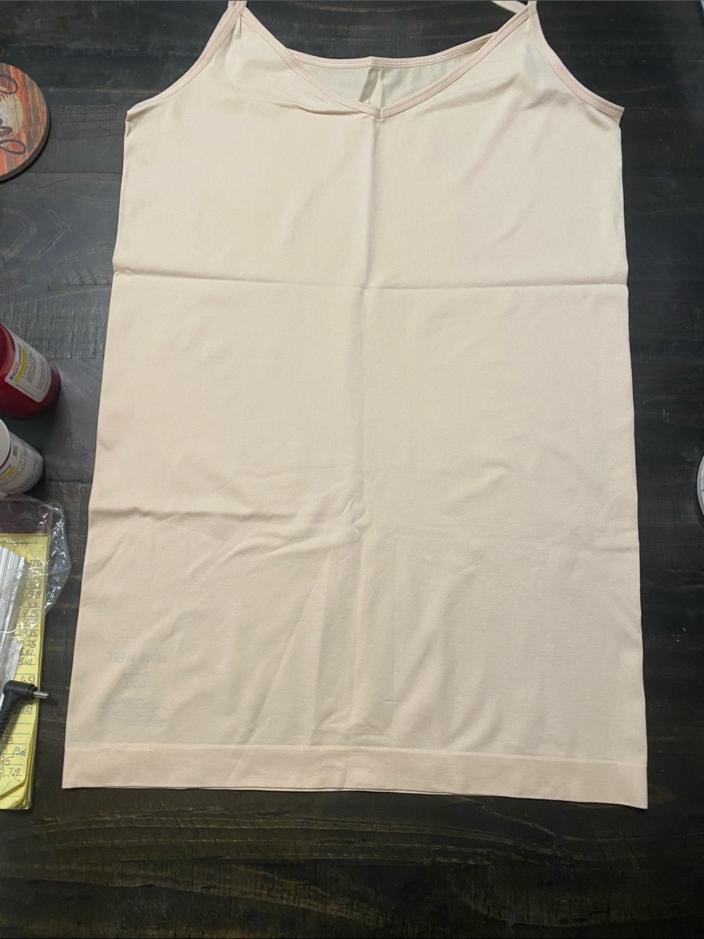 Nine West Light Blush Midi Slip Skirt